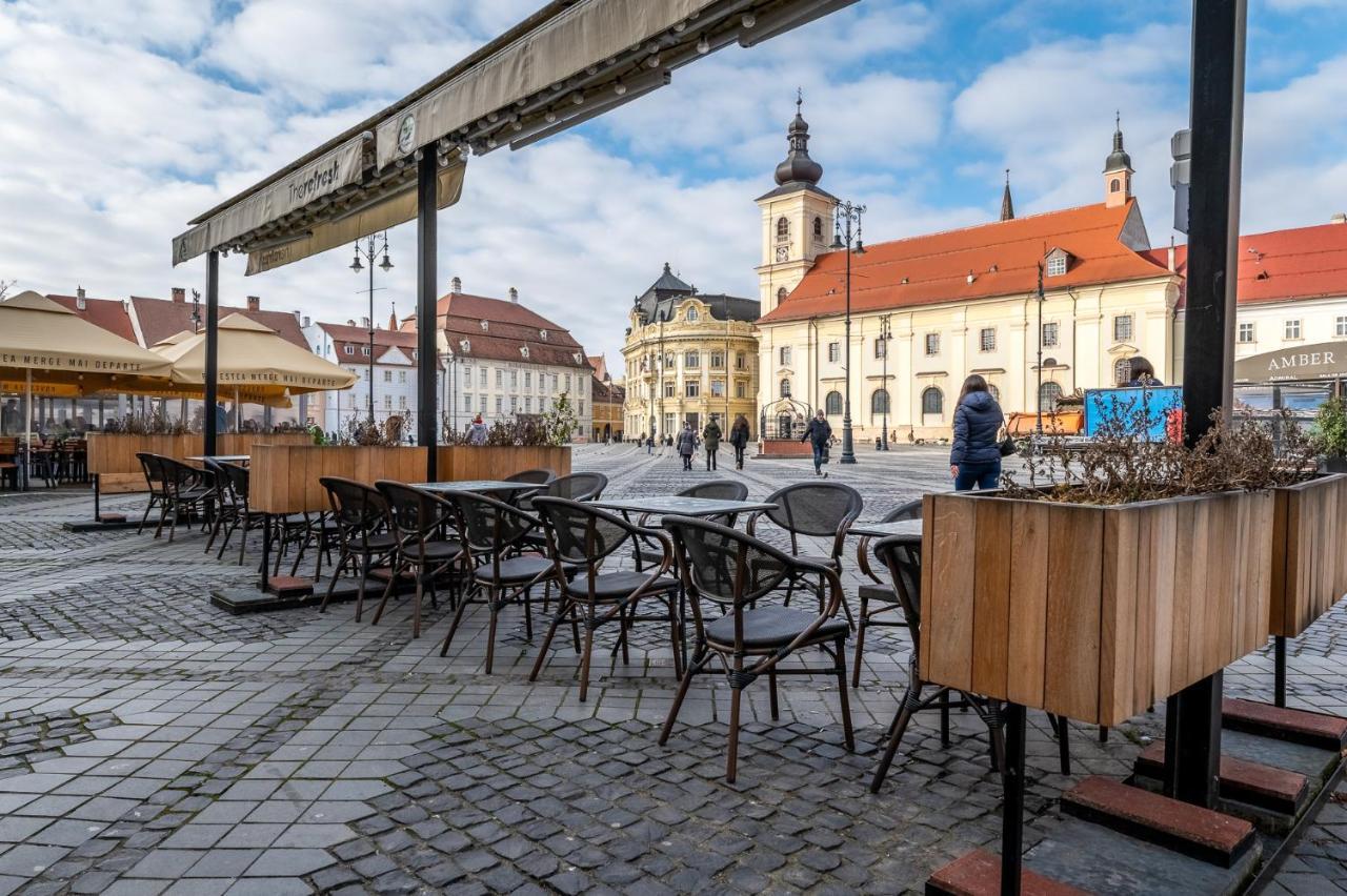 Apartment Green Sibiu Bagian luar foto