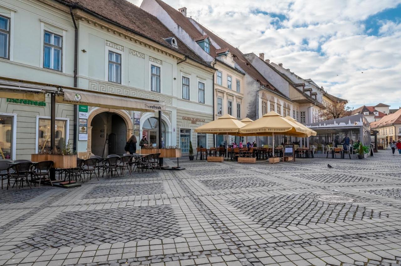 Apartment Green Sibiu Bagian luar foto