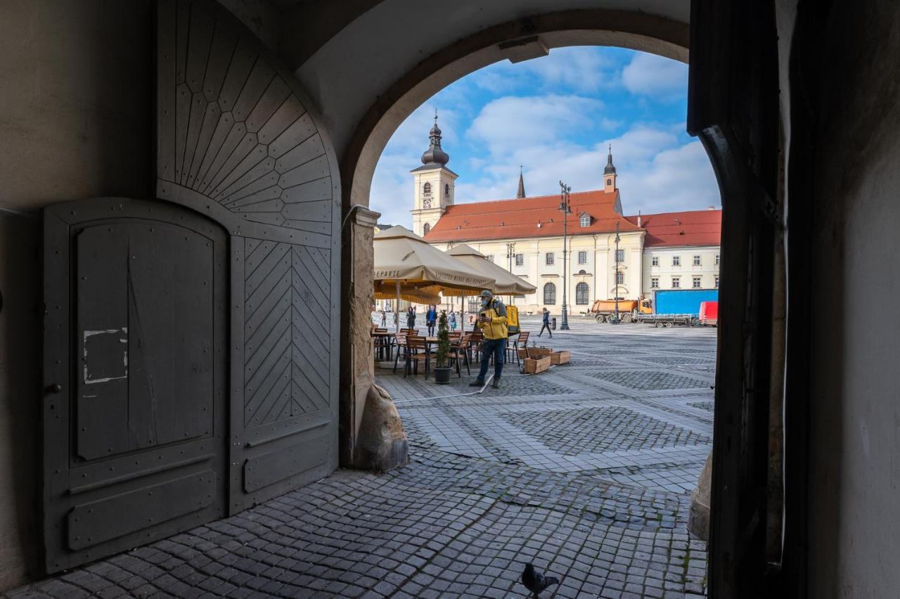 Apartment Green Sibiu Bagian luar foto